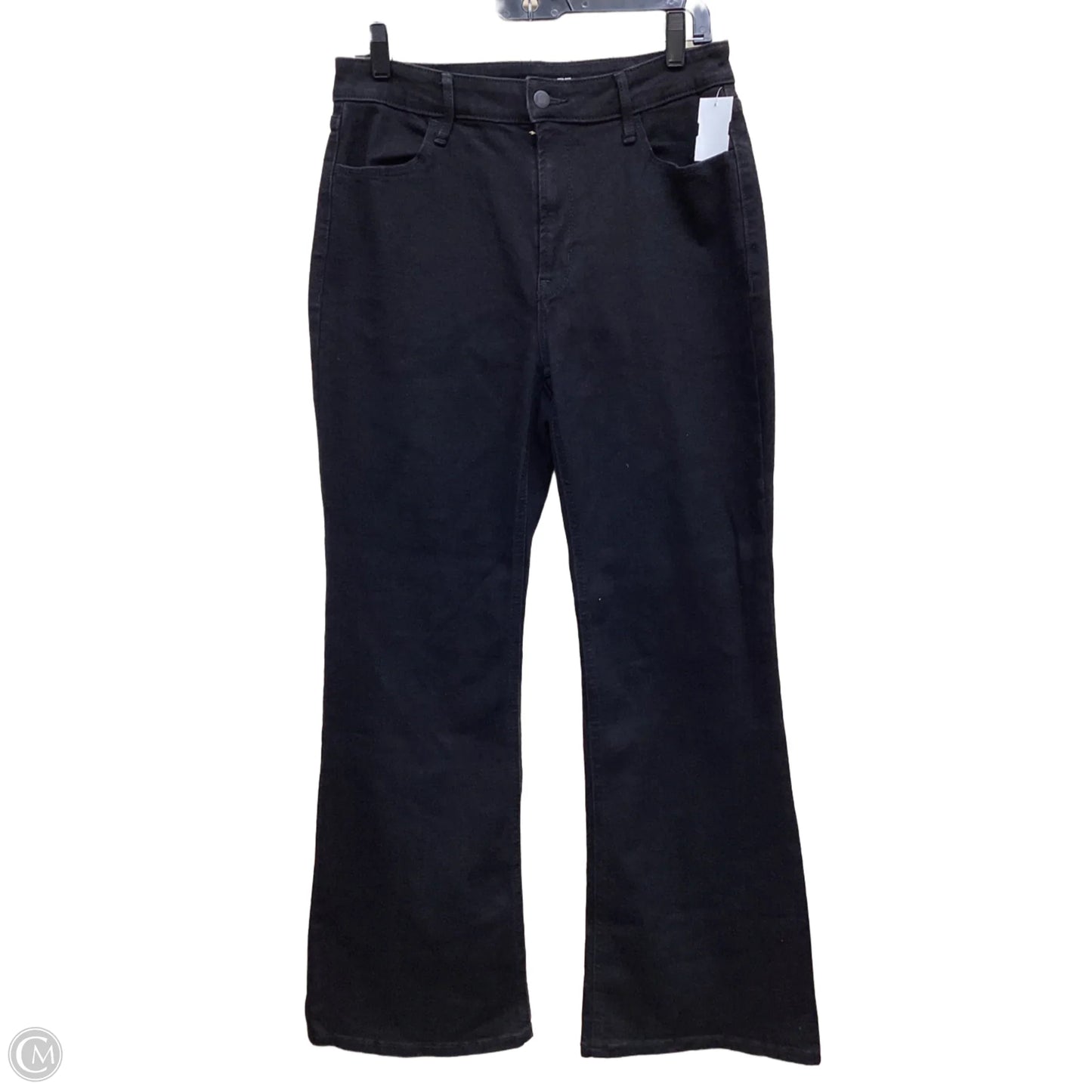 Jeans Flared By Old Navy In Black Denim, Size: 12