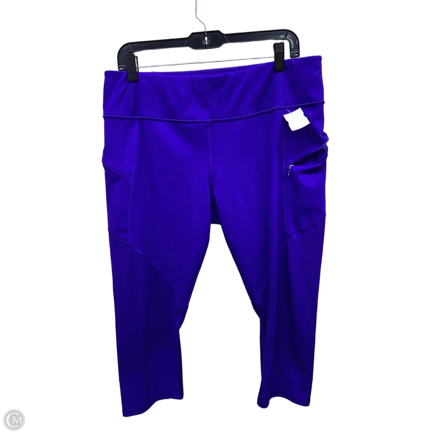 Athletic Leggings By Athleta In Purple, Size: Xl