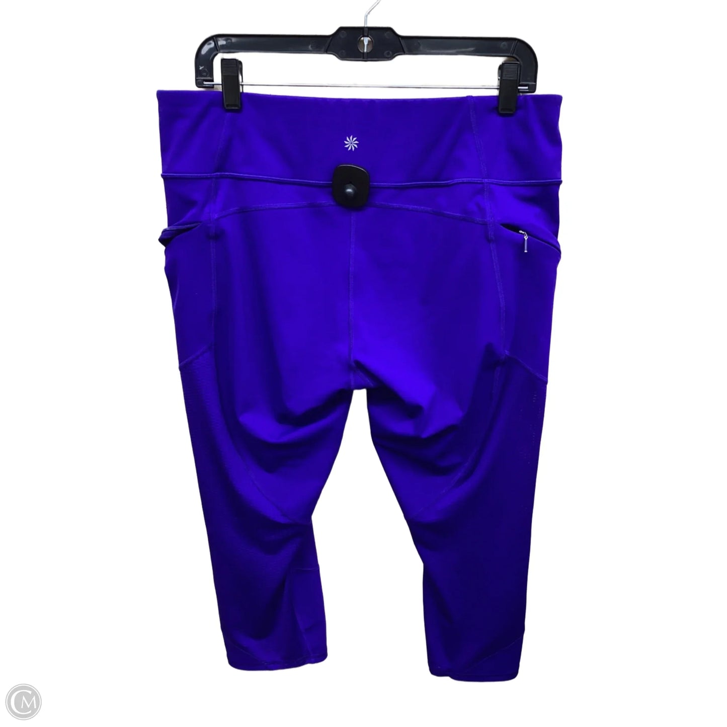 Athletic Leggings By Athleta In Purple, Size: Xl