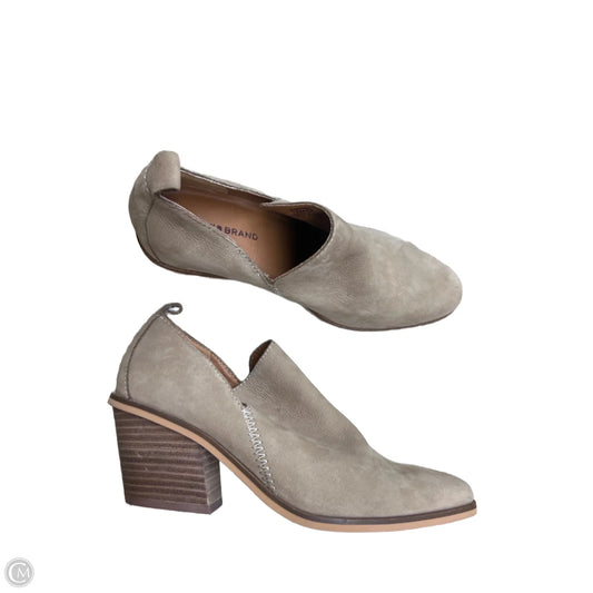 Boots Ankle Heels By Lucky Brand In Tan, Size: 7.5