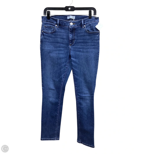 Jeans Straight By Loft In Blue Denim, Size: 8