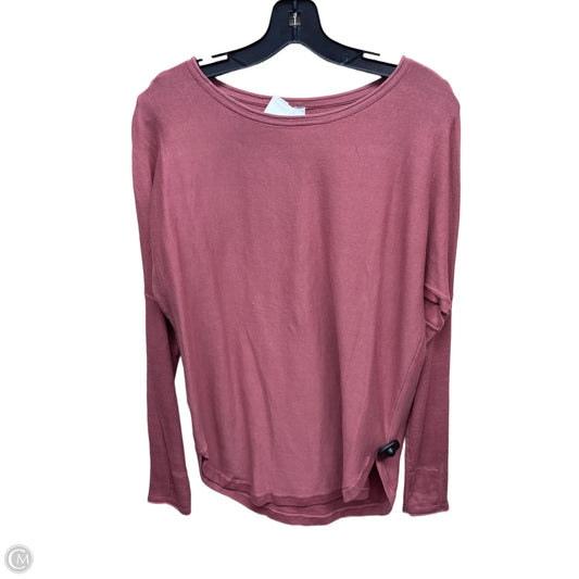 Top Long Sleeve By Lululemon In Red, Size: 6