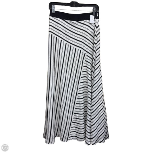 Skirt Maxi By Ann Taylor In Black & White, Size: 2