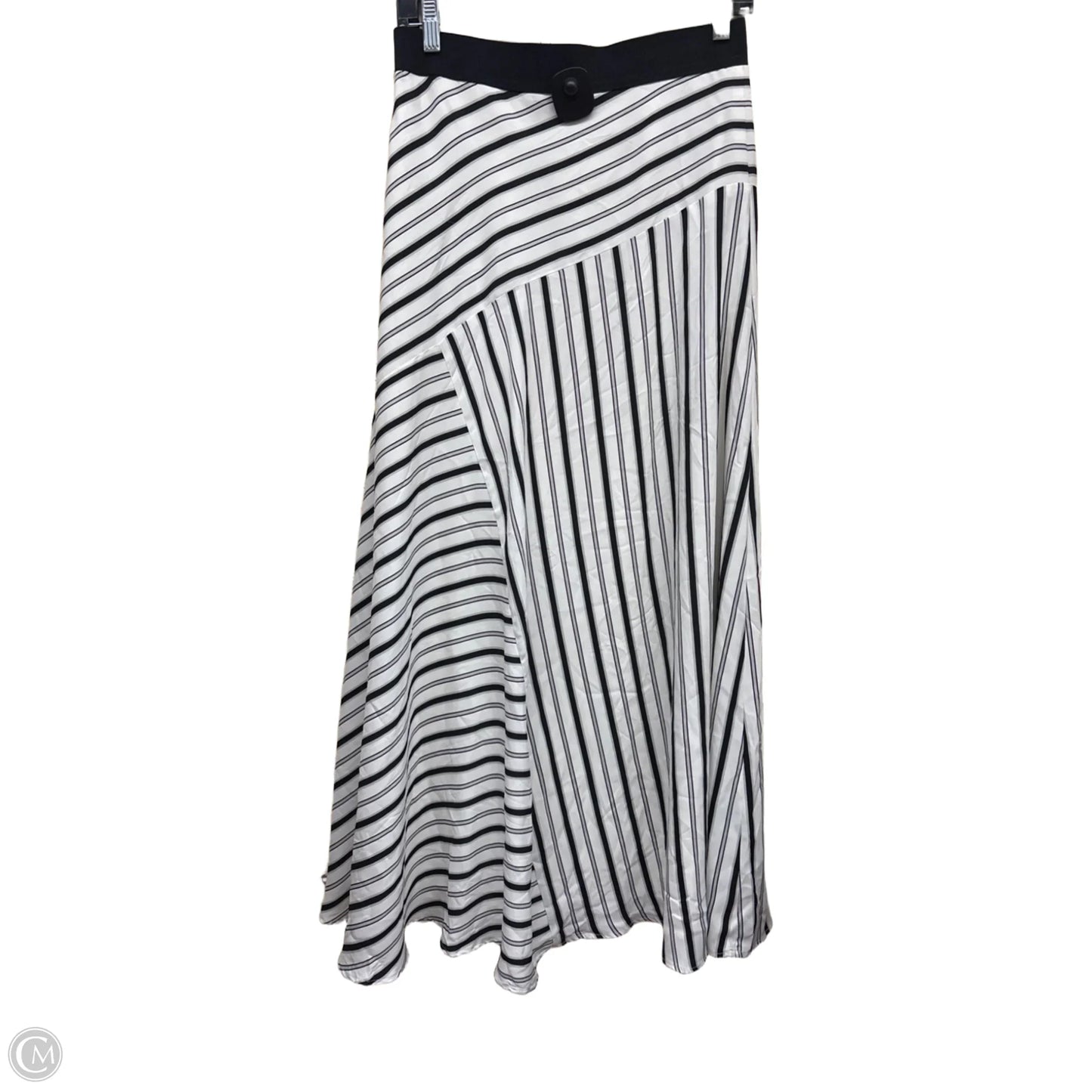Skirt Maxi By Ann Taylor In Black & White, Size: 2