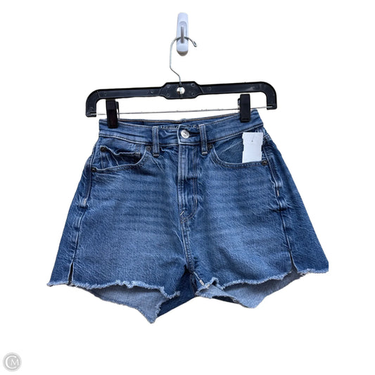 Shorts By American Eagle In Blue Denim, Size: 0