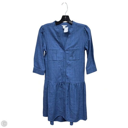 Dress Casual Short By Caslon In Blue, Size: Xxs