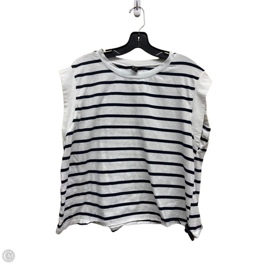 Top Sleeveless By Clothes Mentor In Striped Pattern, Size: Xl