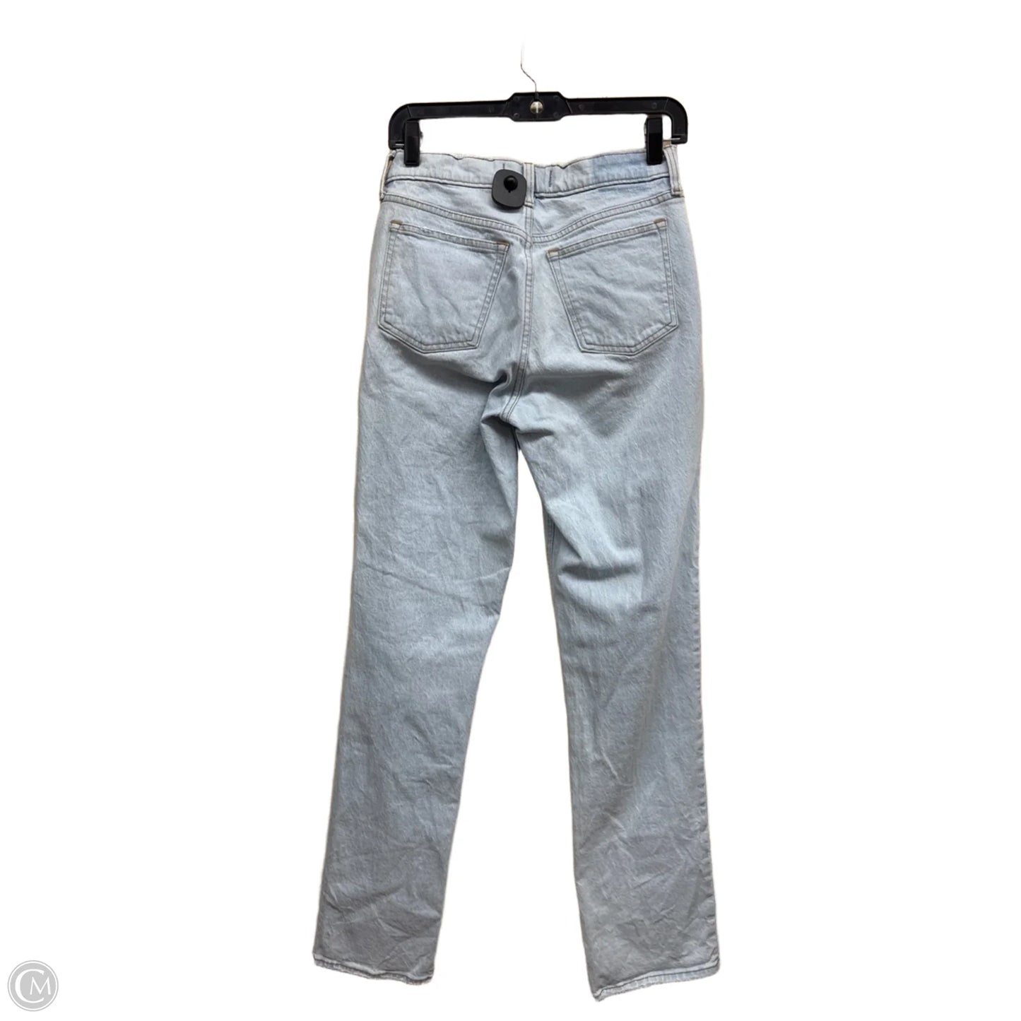 Jeans Straight By Abercrombie And Fitch In Blue Denim, Size: 2