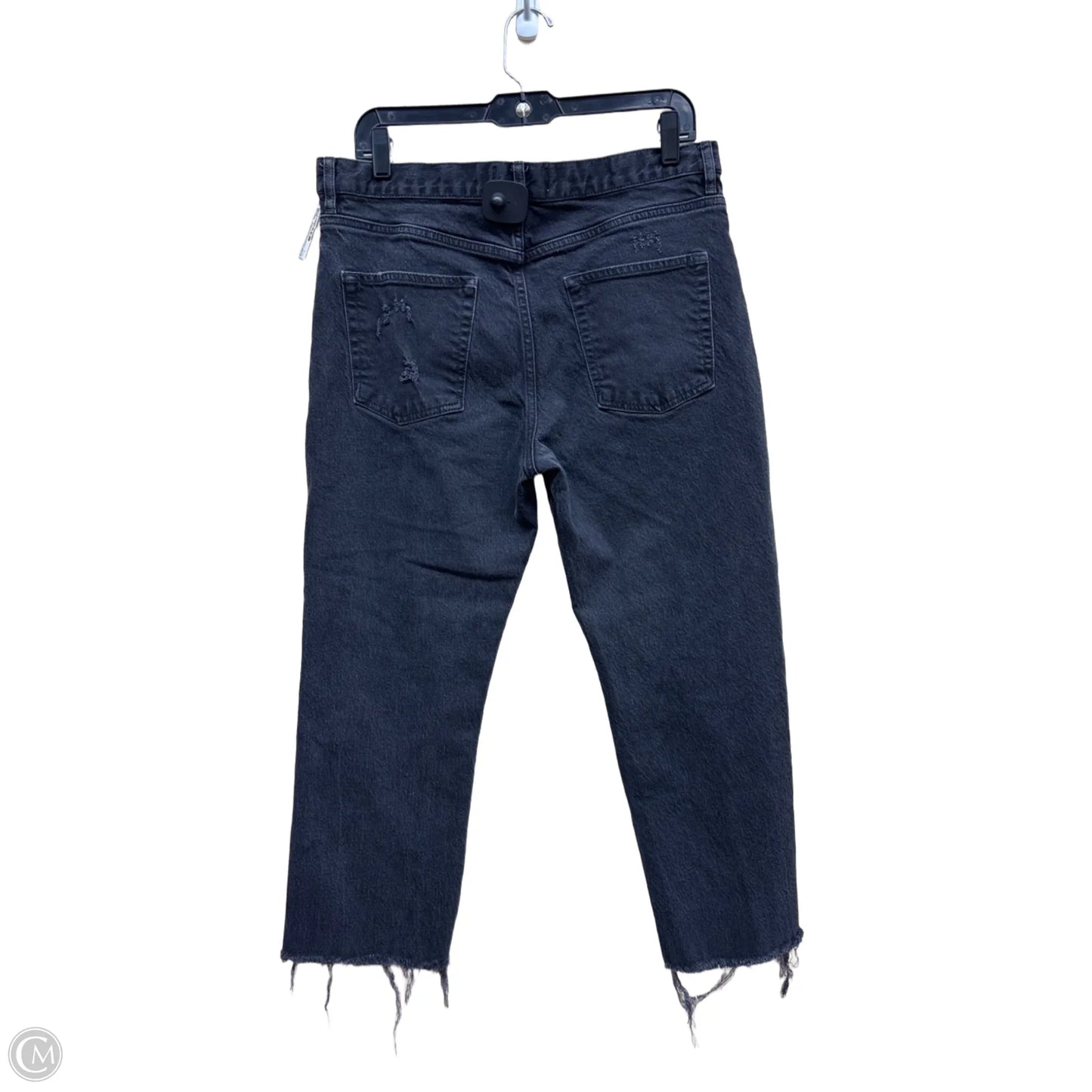 Jeans Cropped By We The Free In Black Denim, Size: 8