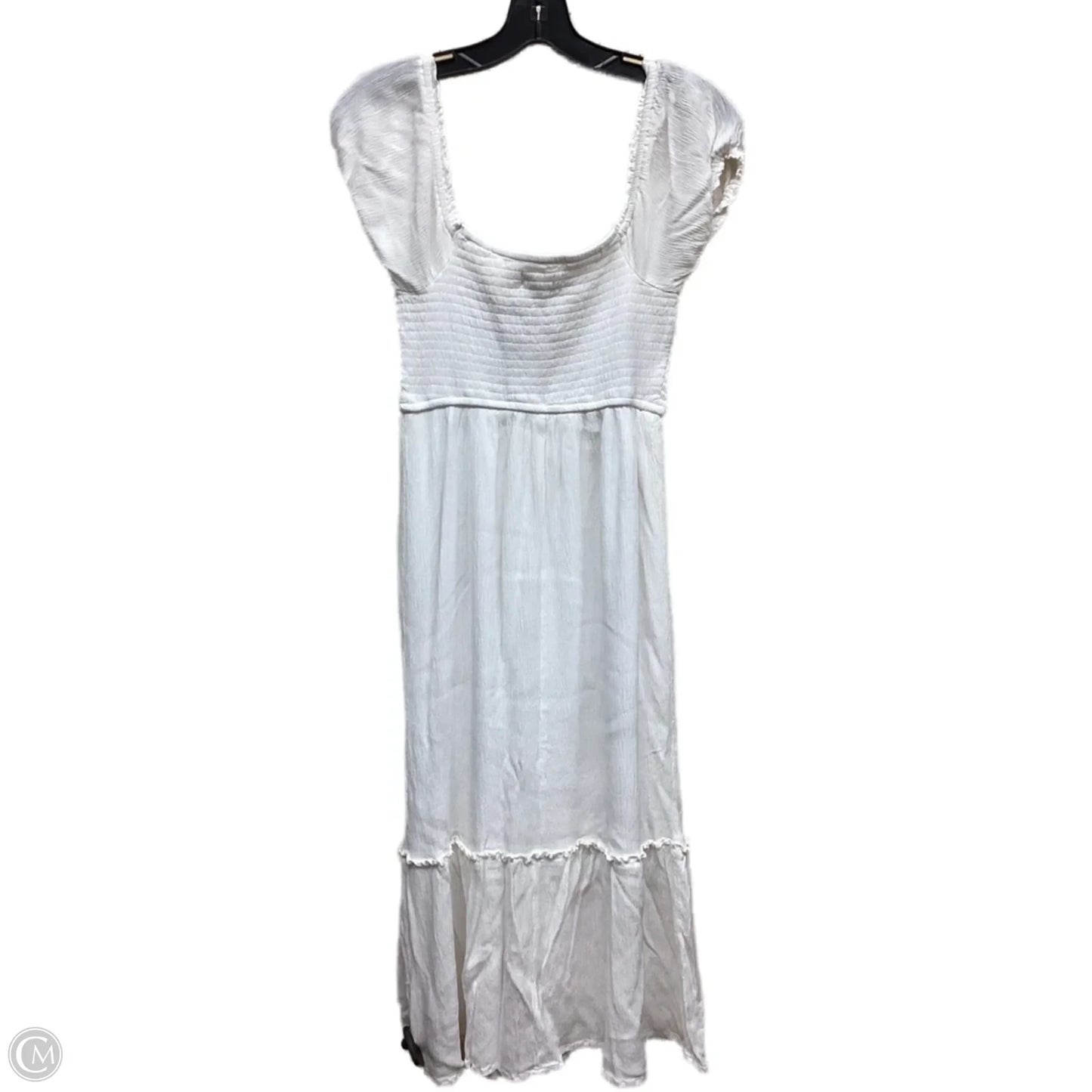 Dress Casual Midi By Aeropostale In White, Size: M