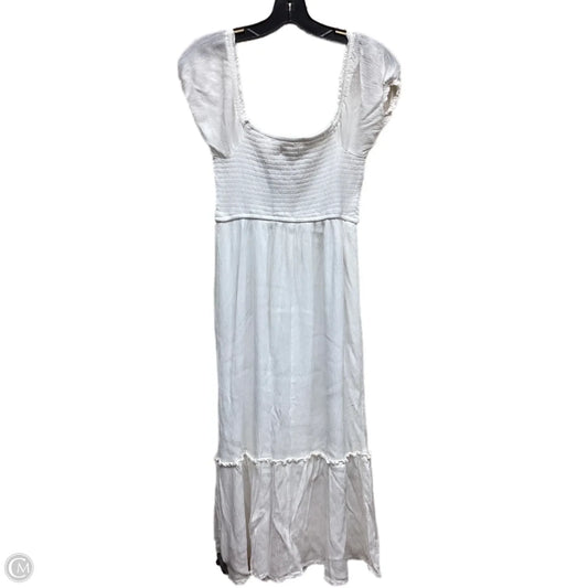 Dress Casual Midi By Aeropostale In White, Size: M