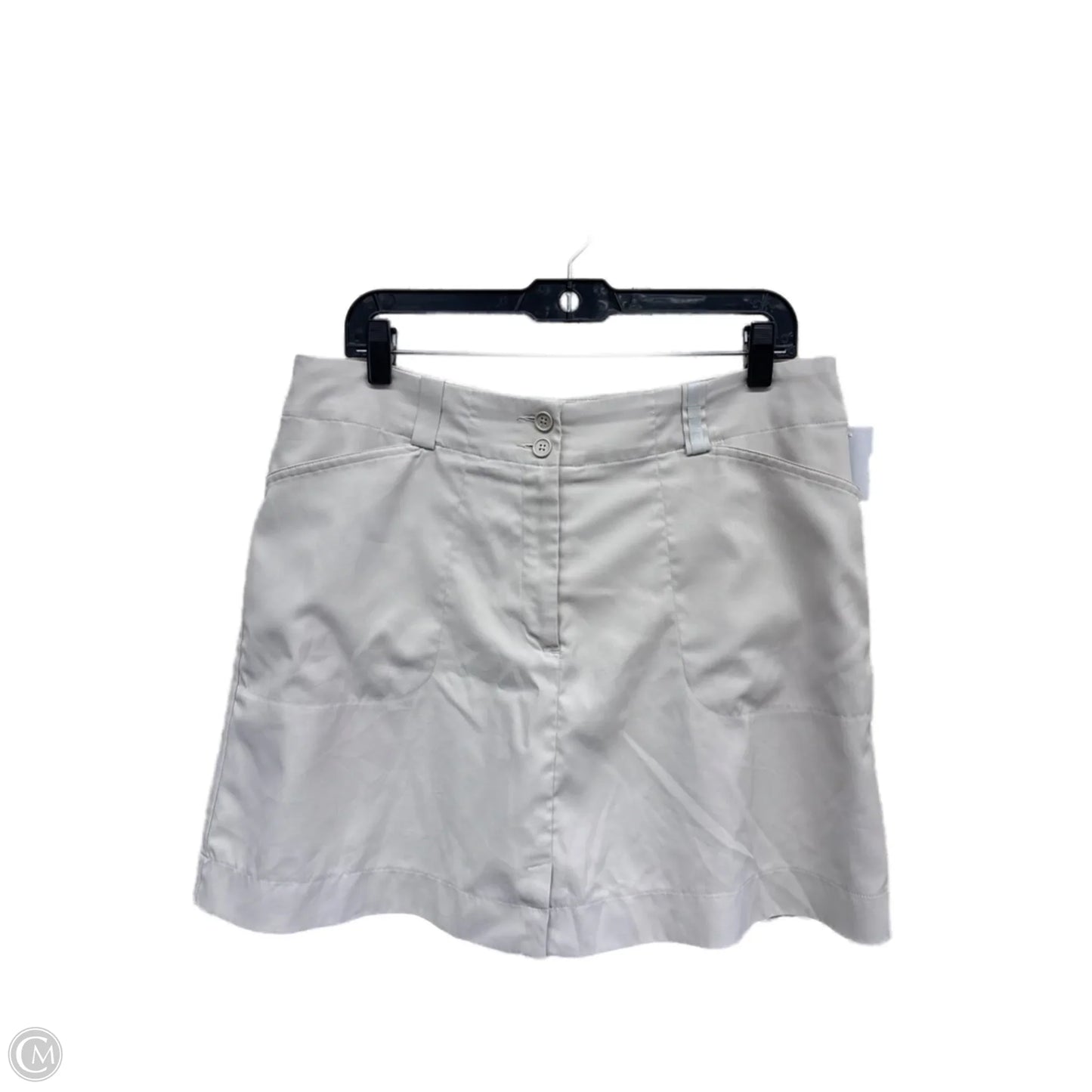 Athletic Skort By Nike In Tan, Size: 14