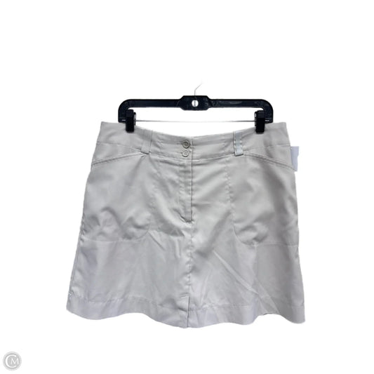 Athletic Skort By Nike In Tan, Size: 14
