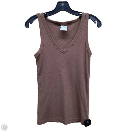 Top Sleeveless By Old Navy In Brown, Size: M