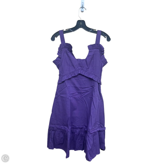 Dress Casual Midi By Clothes Mentor In Purple, Size: Xs