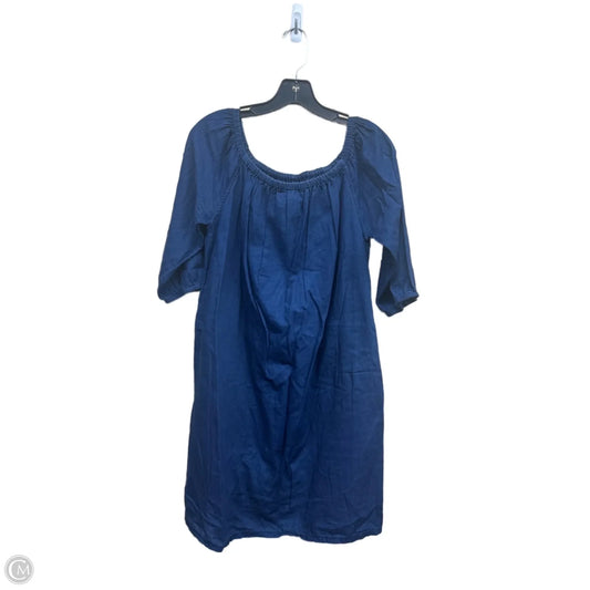 Dress Casual Midi By Madewell In Blue, Size: S