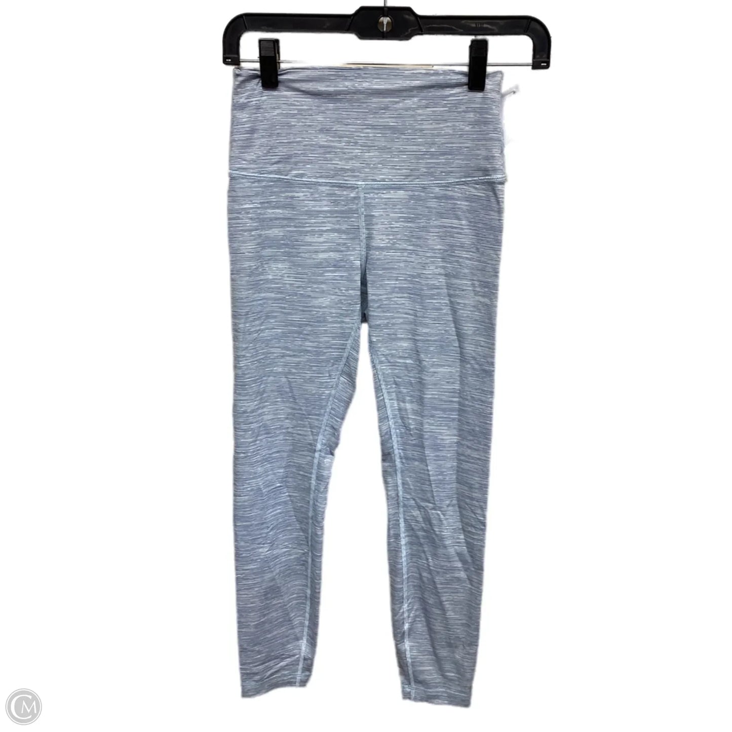 Athletic Leggings By Lululemon In Blue & White, Size: 6