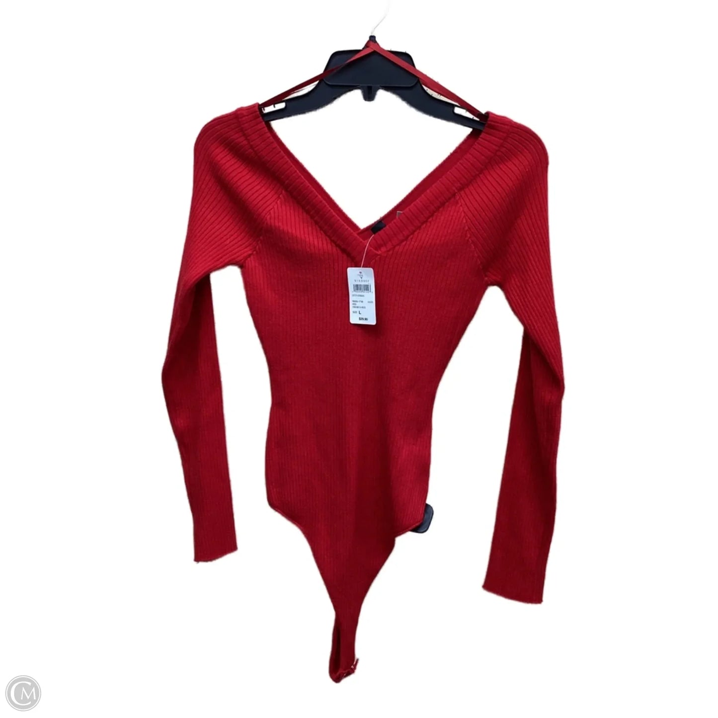 Bodysuit By Windsor In Red, Size: L