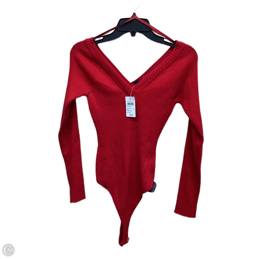 Bodysuit By Windsor In Red, Size: L