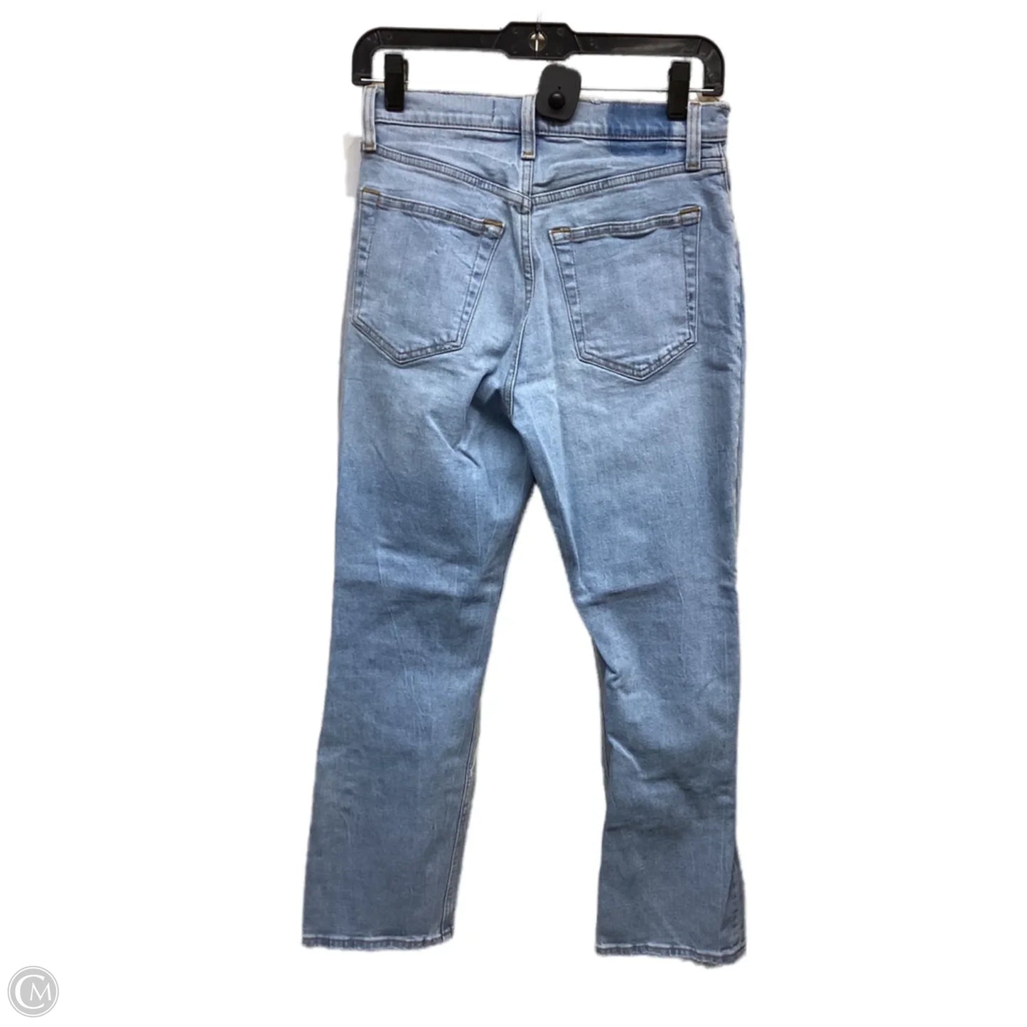 Jeans Straight By Abercrombie And Fitch In Blue Denim, Size: 4