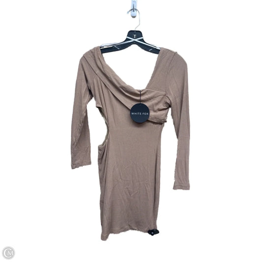Dress Casual Short By Clothes Mentor In Tan, Size: M