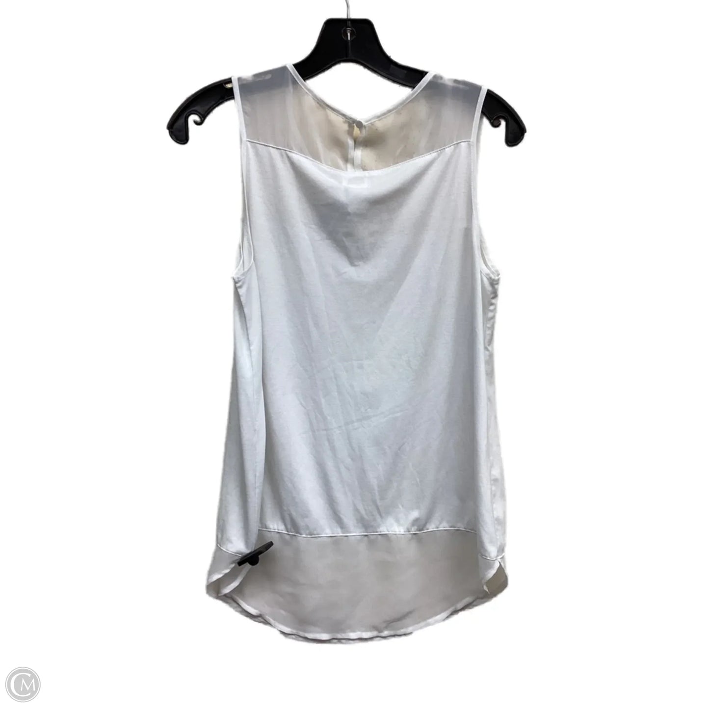 Top Sleeveless By Chicos In White, Size: Xs