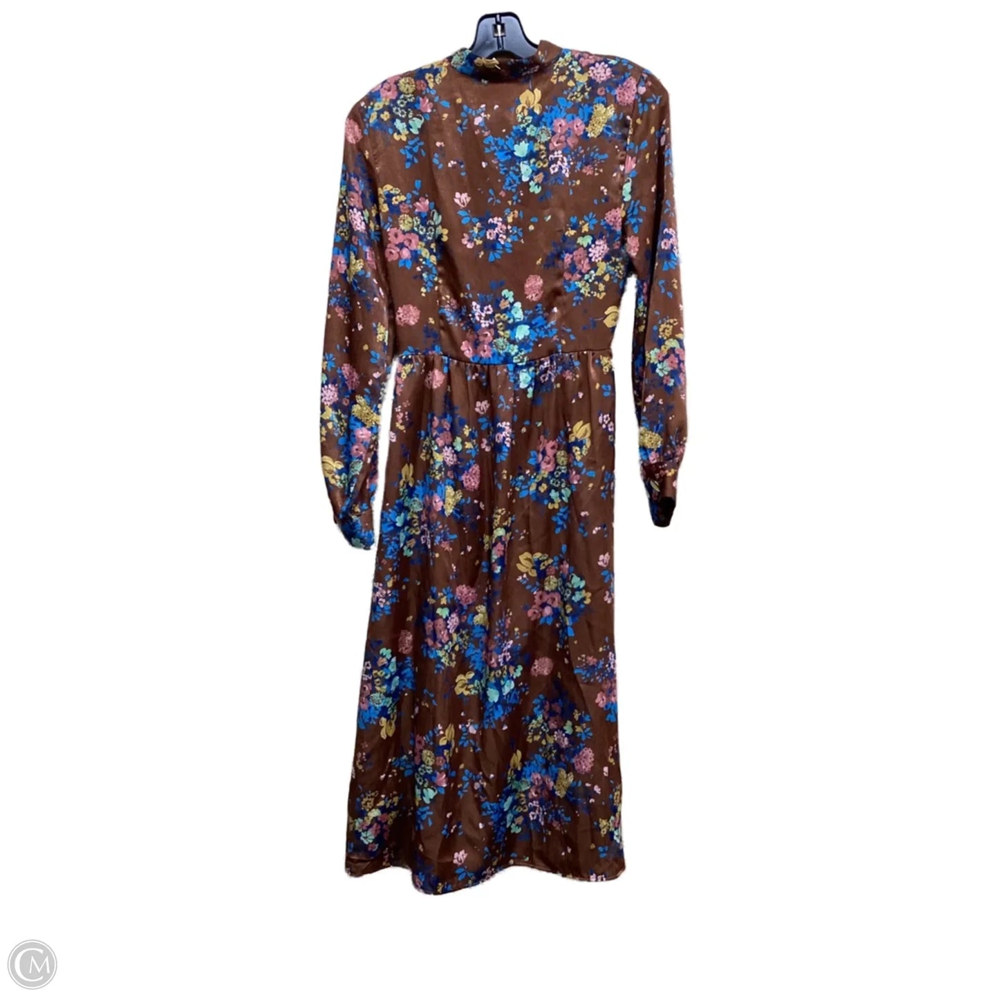 Dress Casual Maxi By Zara In Brown, Size: Xs