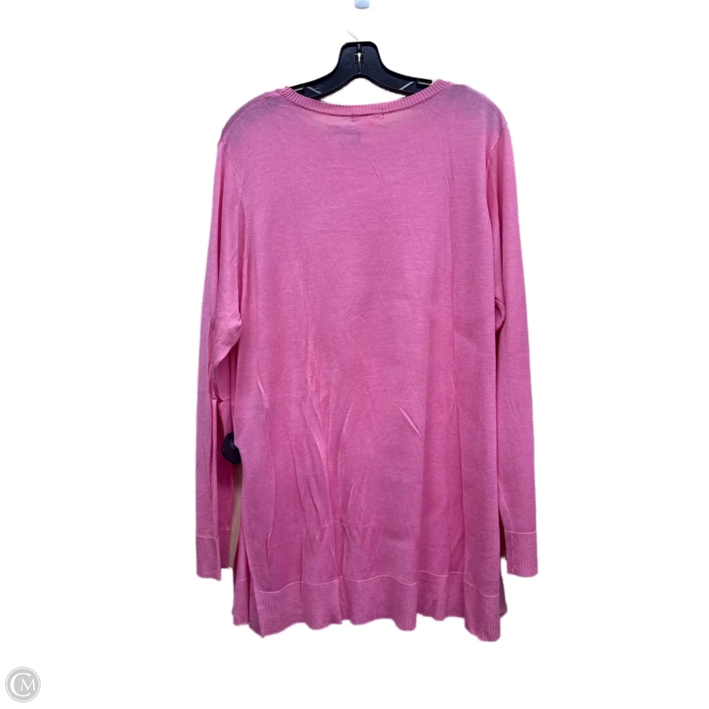 Top Long Sleeve By H&m In Pink, Size: Xl