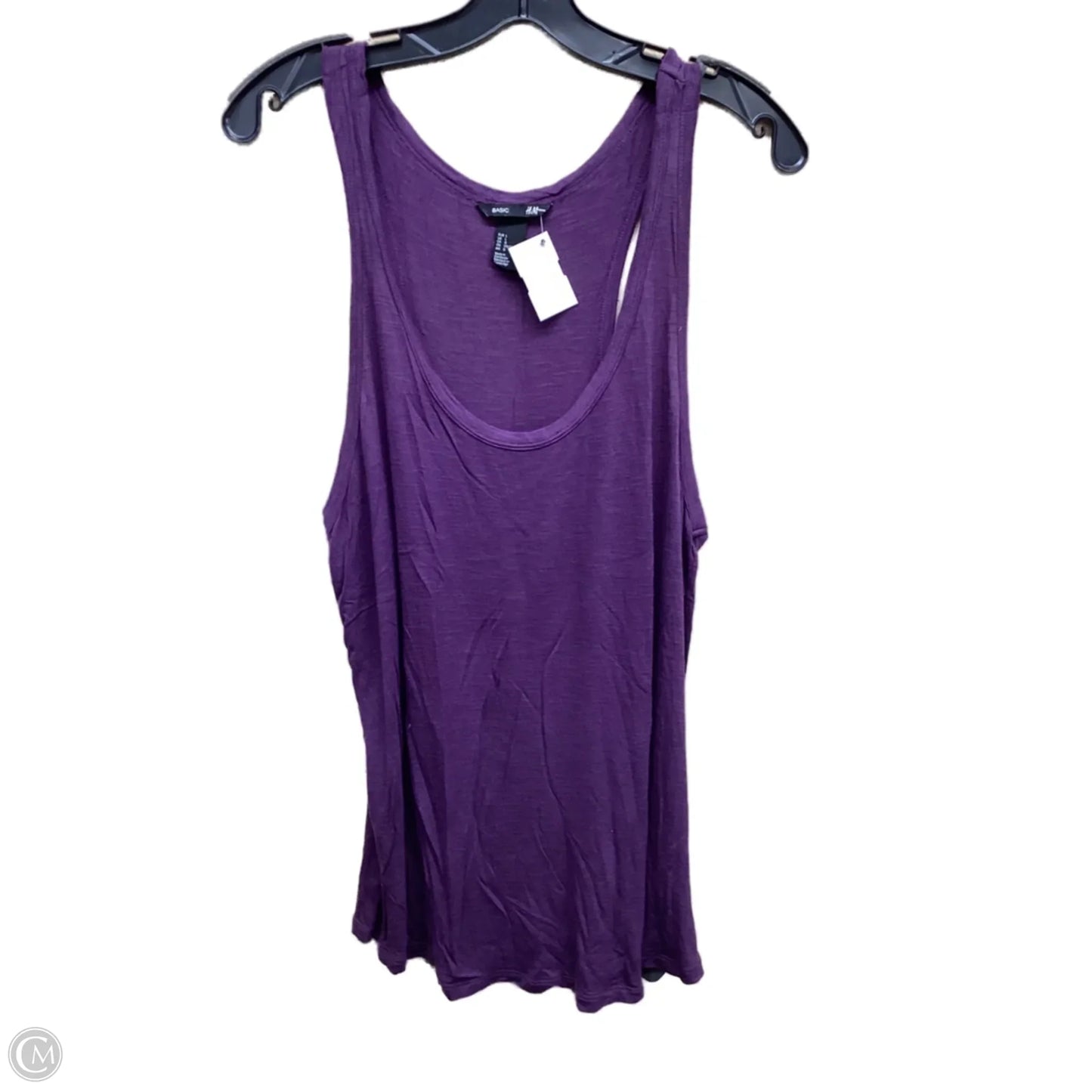 Top Sleeveless By H&m In Purple, Size: L
