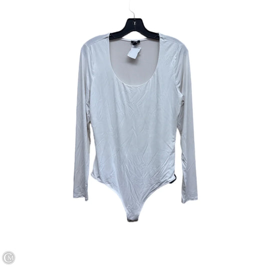 Bodysuit By Express In White, Size: L