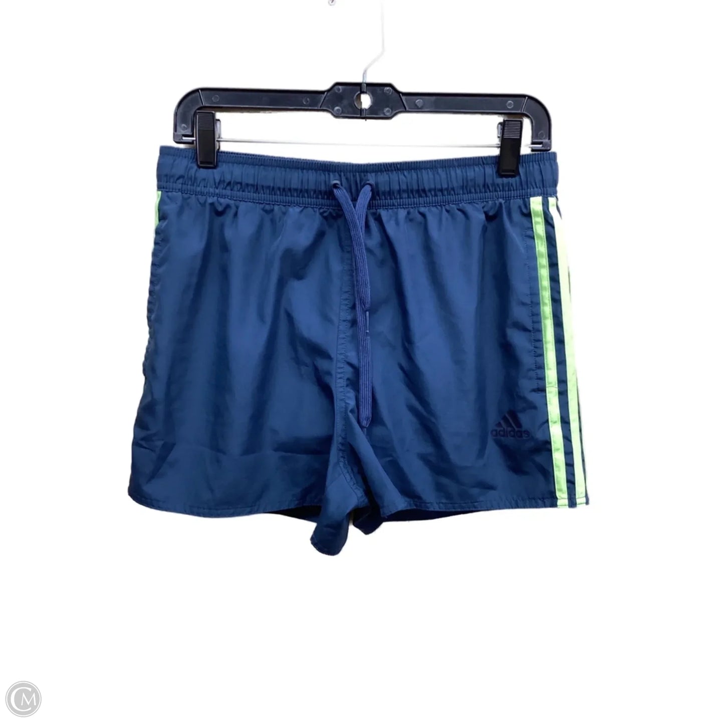 Athletic Shorts By Adidas In Blue & Green, Size: M