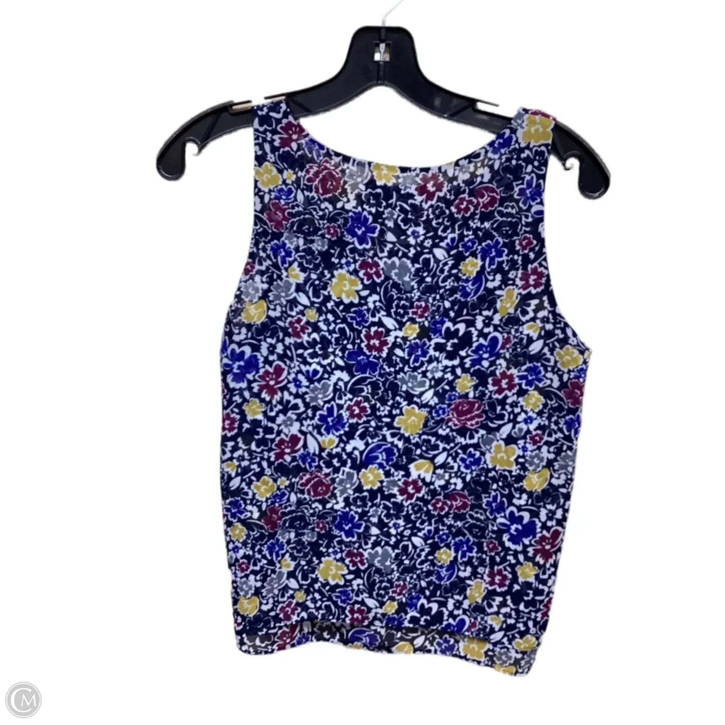 Top Sleeveless By Banana Republic In Floral Print, Size: S
