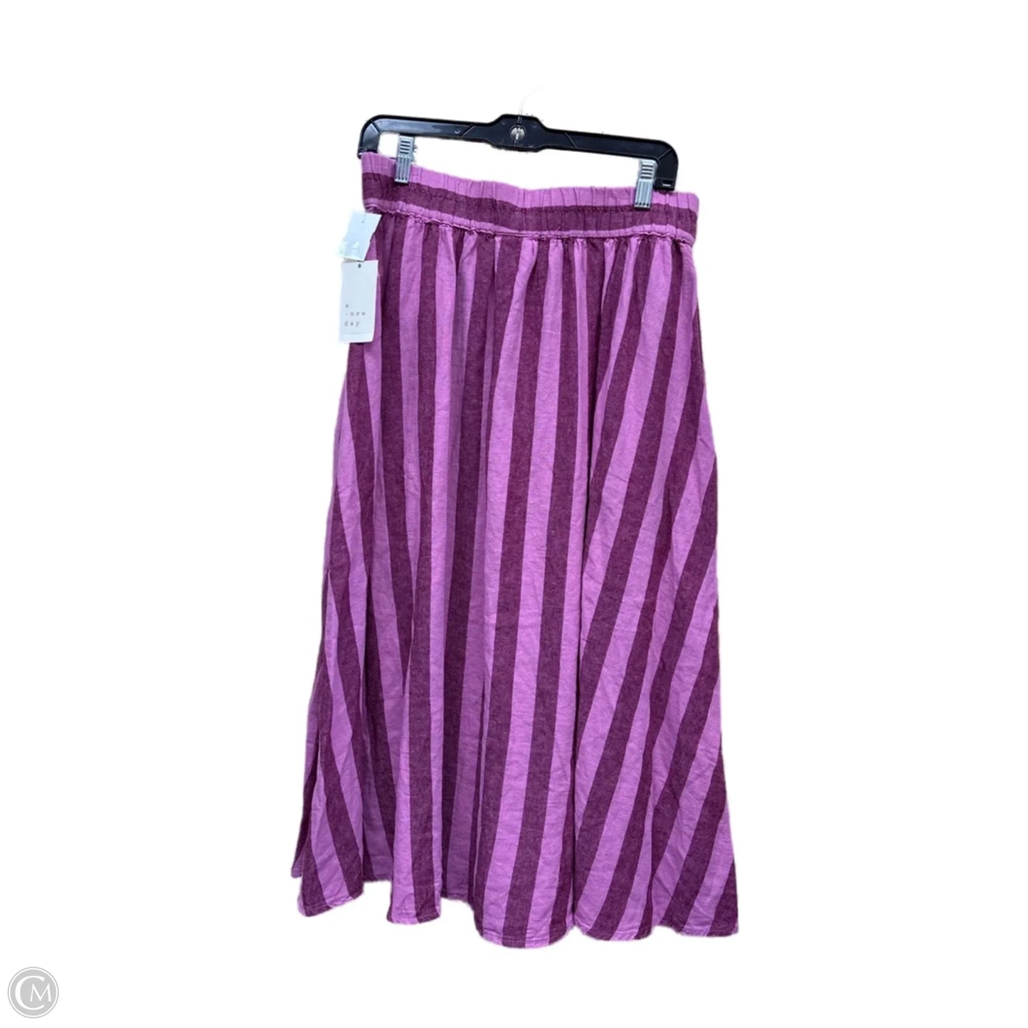 Skirt Maxi By A New Day In Purple, Size: M