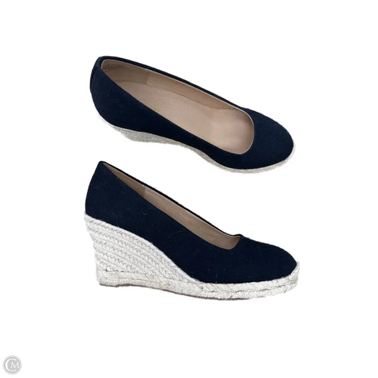 Shoes Heels Wedge By J. Crew In Black & Tan, Size: 6