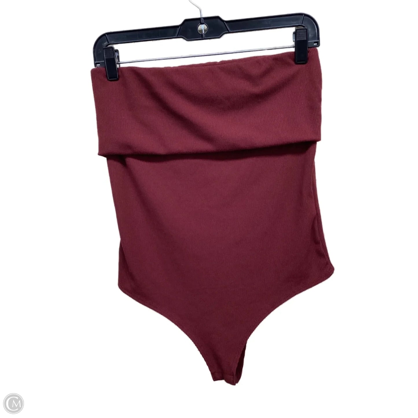 Bodysuit By Clothes Mentor In Red, Size: L