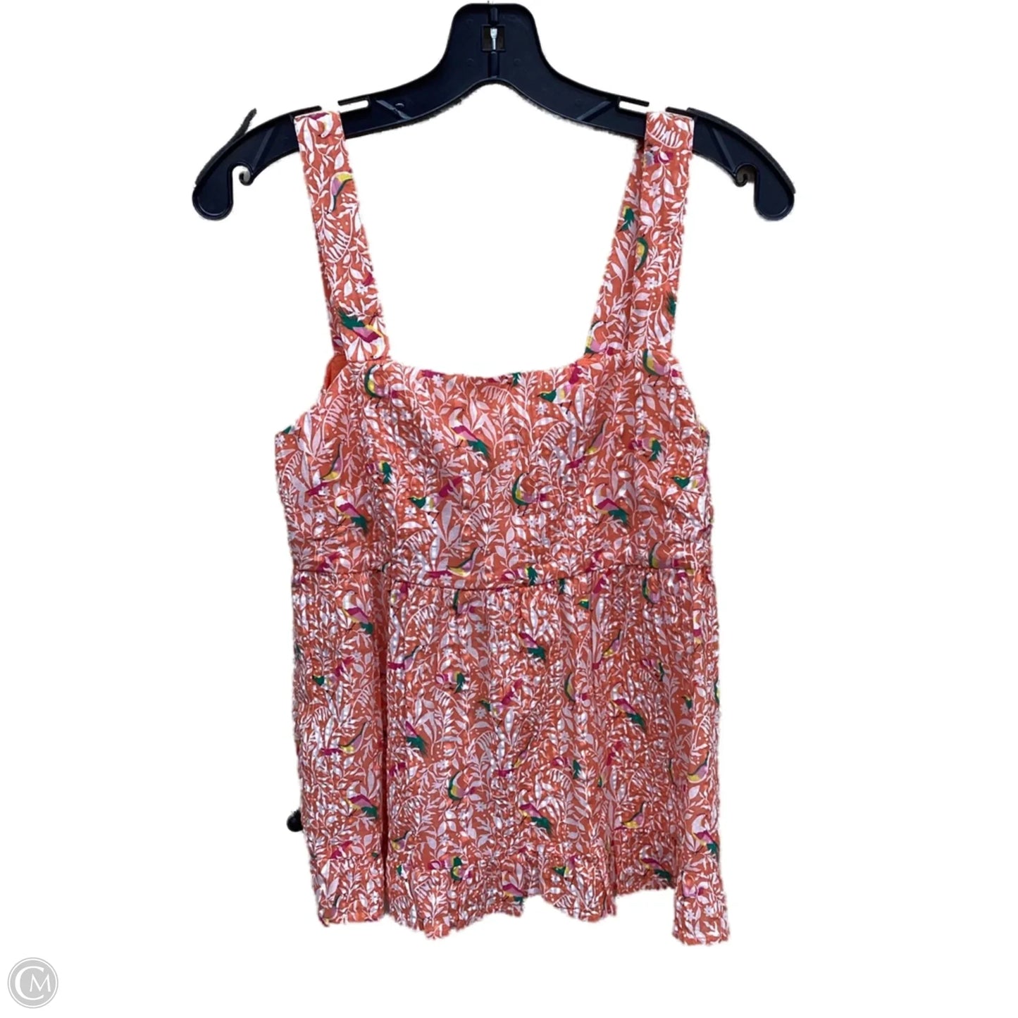 Top Sleeveless By Loft In Orange, Size: 0