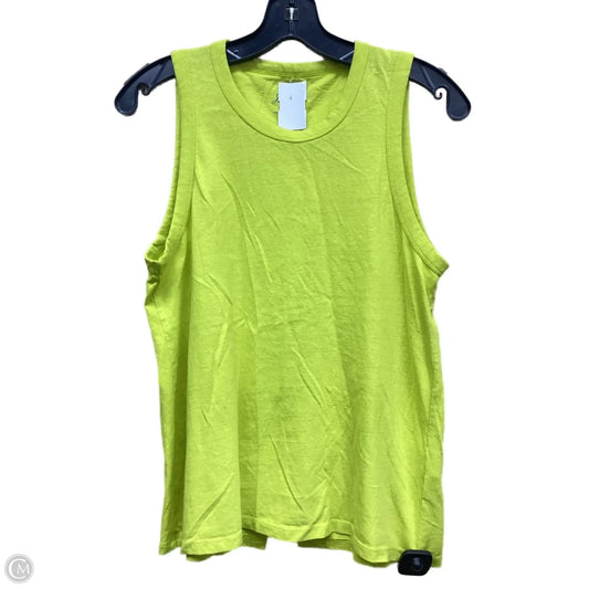 Top Sleeveless By J. Crew In Yellow, Size: M