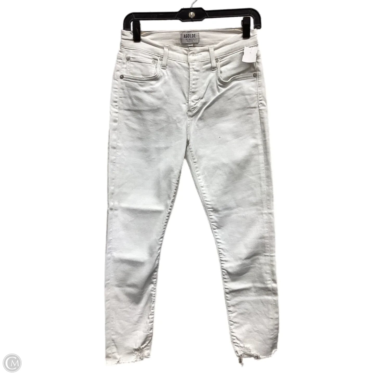 Jeans Skinny By Agolde In Yellow, Size: 4