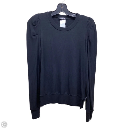 Top Long Sleeve By Express In Black, Size: Xs