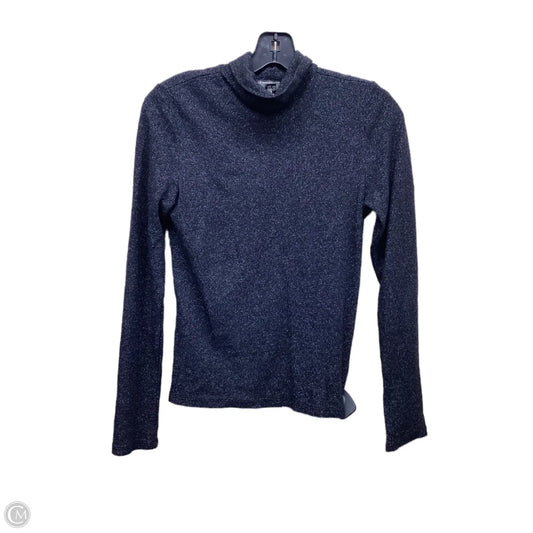 Top Long Sleeve By Express In Black & Silver, Size: S