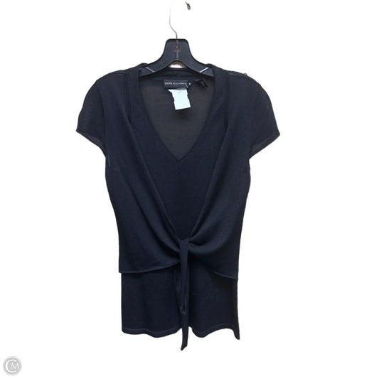 Top Short Sleeve By Dana Buchman In Black, Size: M