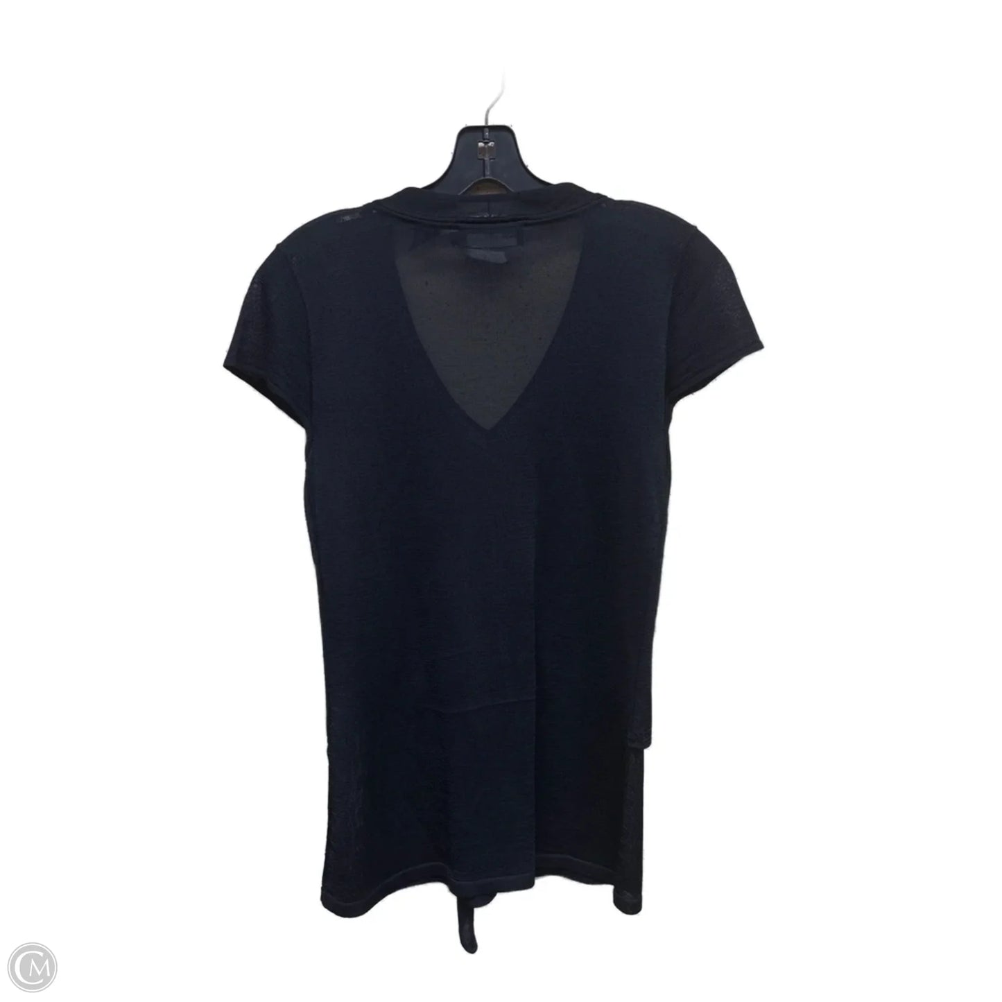 Top Short Sleeve By Dana Buchman In Black, Size: M