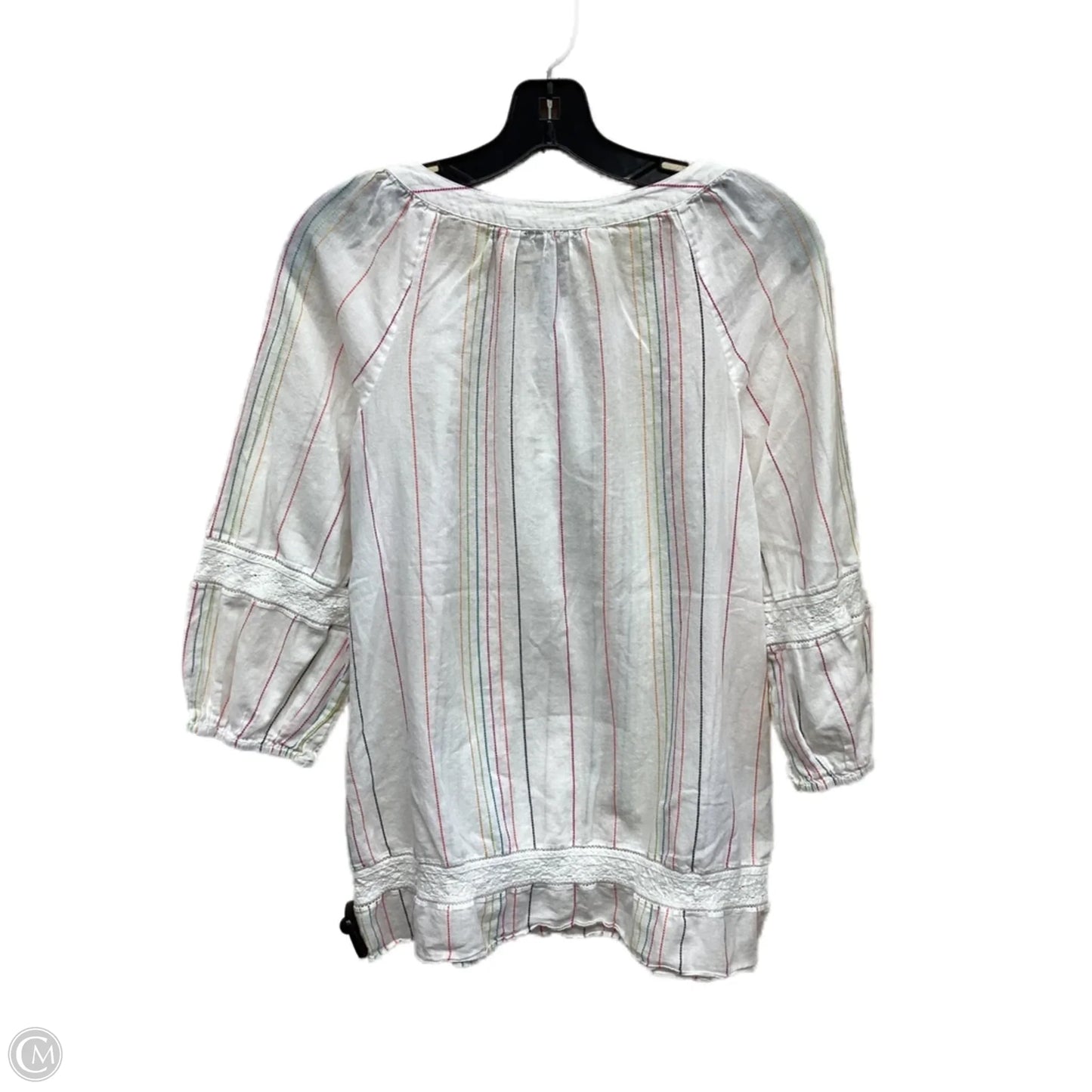 Top Long Sleeve By Trina Turk In Striped Pattern, Size: Xs