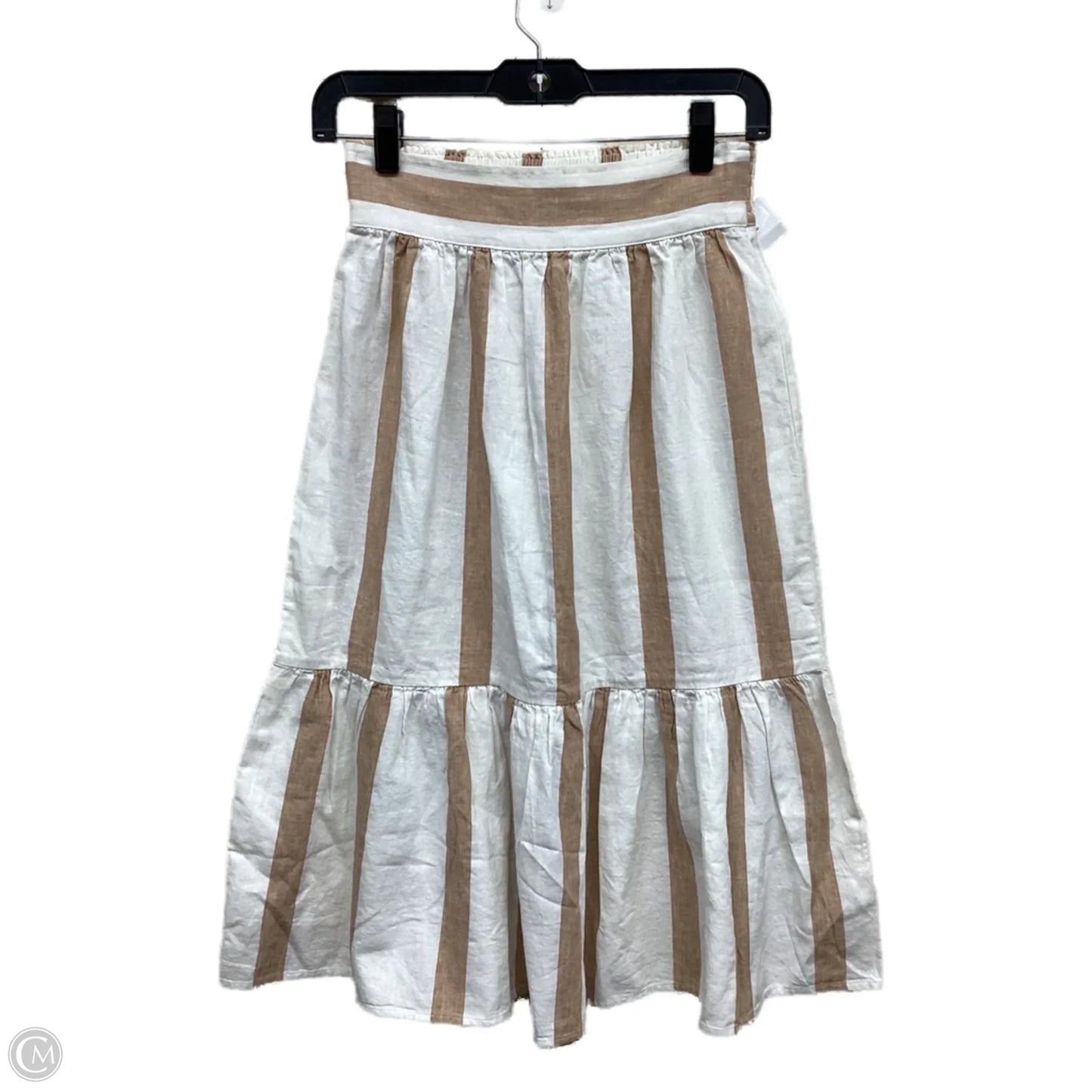 Skirt Maxi By Madewell In Striped Pattern, Size: Xxs