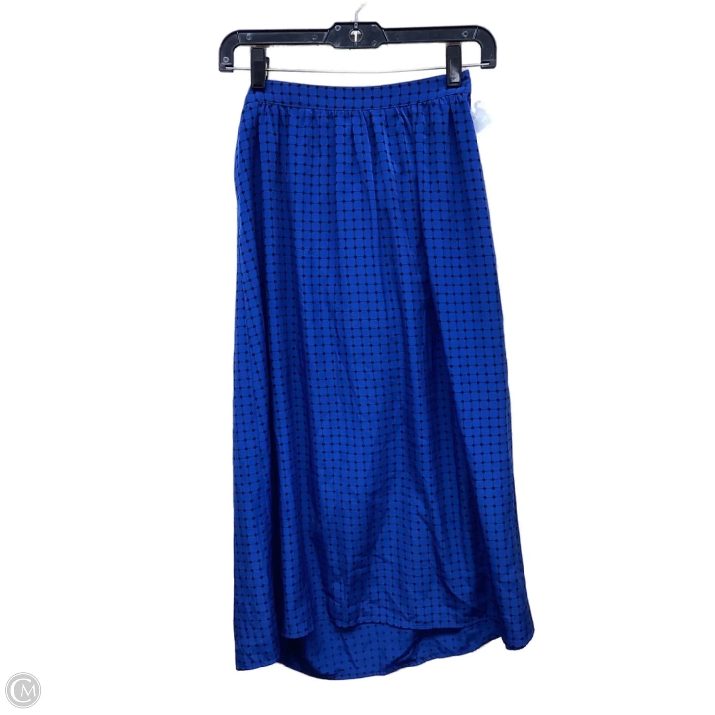 Skirt Maxi By Halogen In Black & Blue, Size: Xs