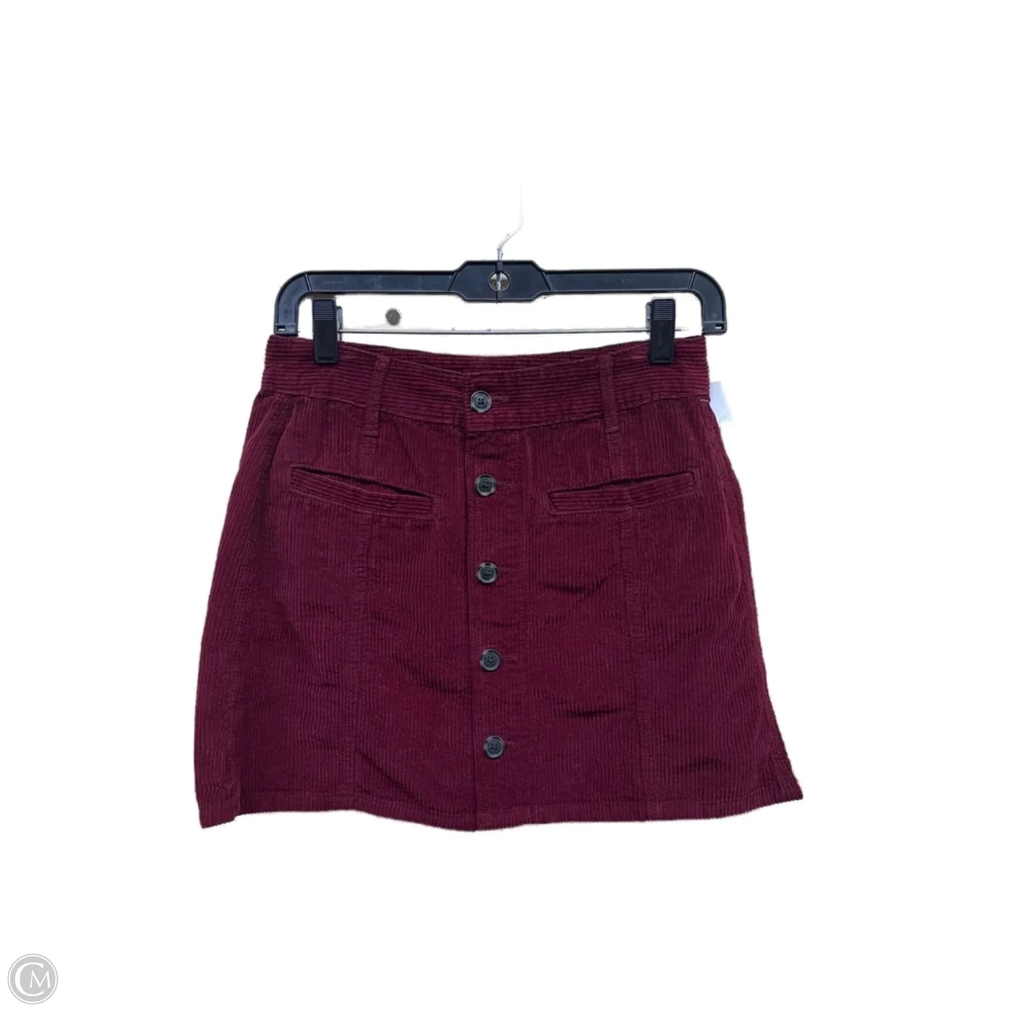 Skirt Mini & Short By American Eagle In Maroon, Size: 2