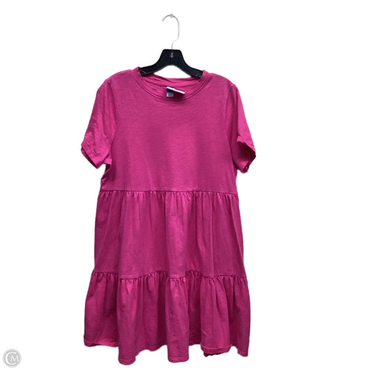 Dress Casual Midi By Old Navy In Pink, Size: L