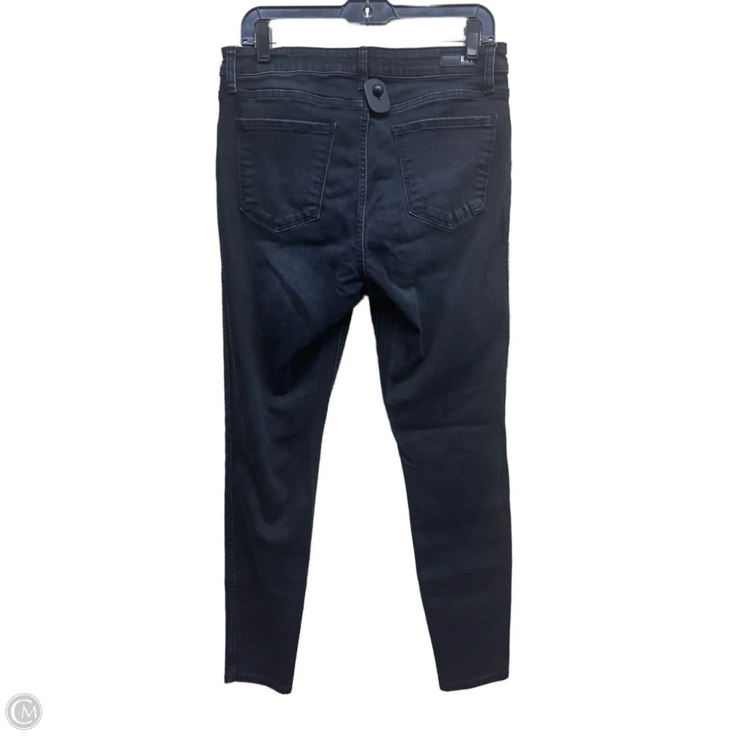 Jeans Skinny By Kut In Black Denim, Size: 12