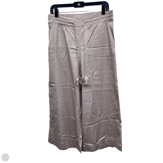 Pants Cropped By Clothes Mentor In Tan, Size: L