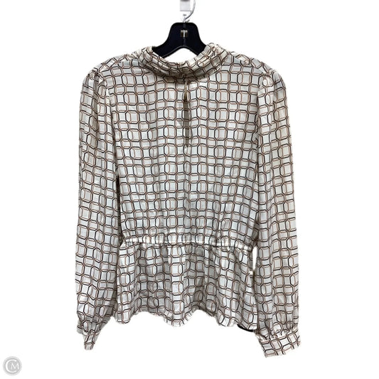 Top Long Sleeve By Dr2 In Brown, Size: Xs